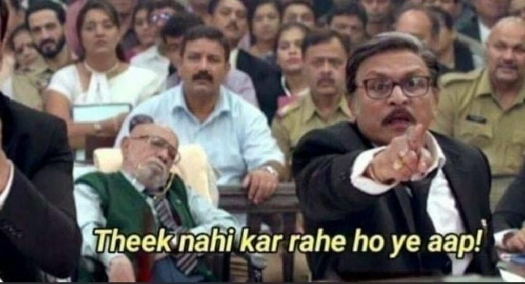 Theek nahi kar rahe ho ye aap meme