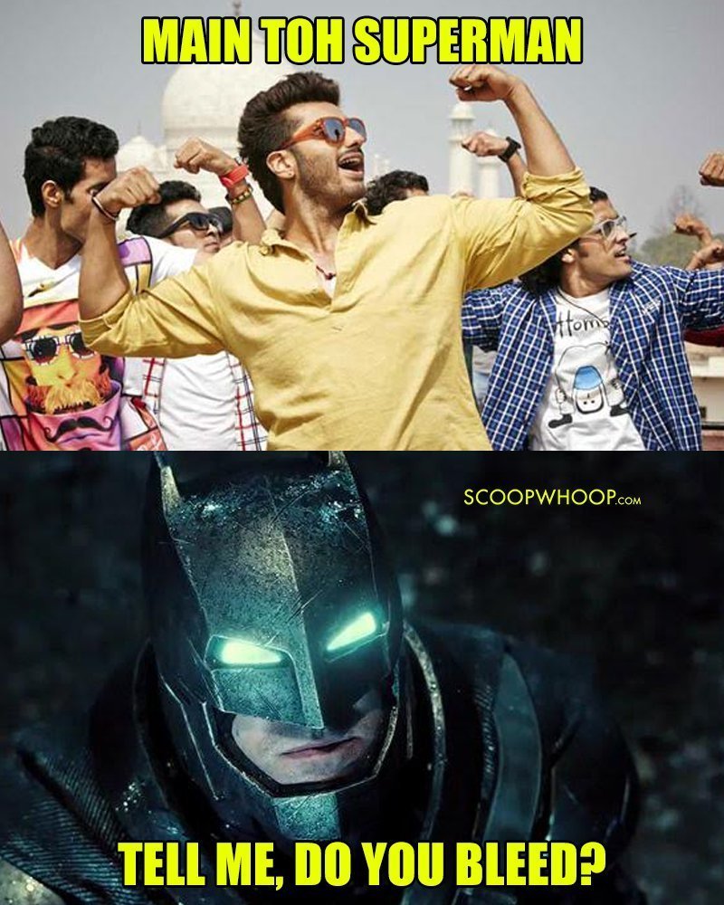Main toh superman ,tell me , do you bleed meme