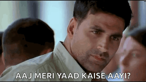 Aaj meri yaad keise aayi memes gif by hera feri