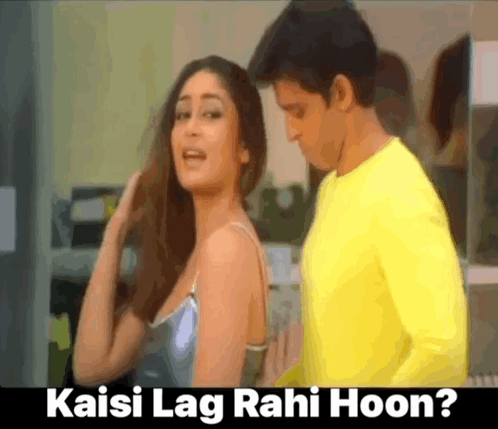 Kaisi lag rahi hoon memes gif by bollywood