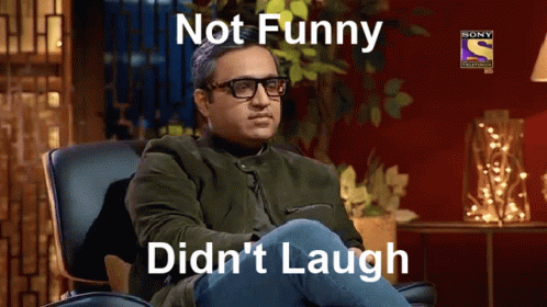 not-funny-didnt-laugh-shark-tank-india-1 Not Funny Didnt Laugh memes gif | Viral | Comedy