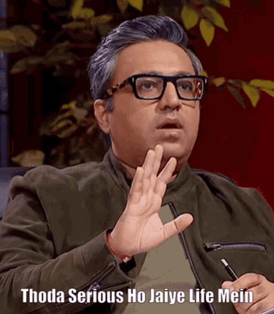 Thoda serious ho jaiye life meain memes gif by bollywood