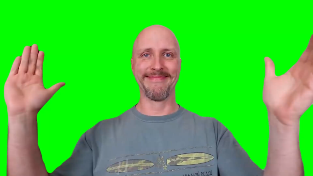 free green screen meme