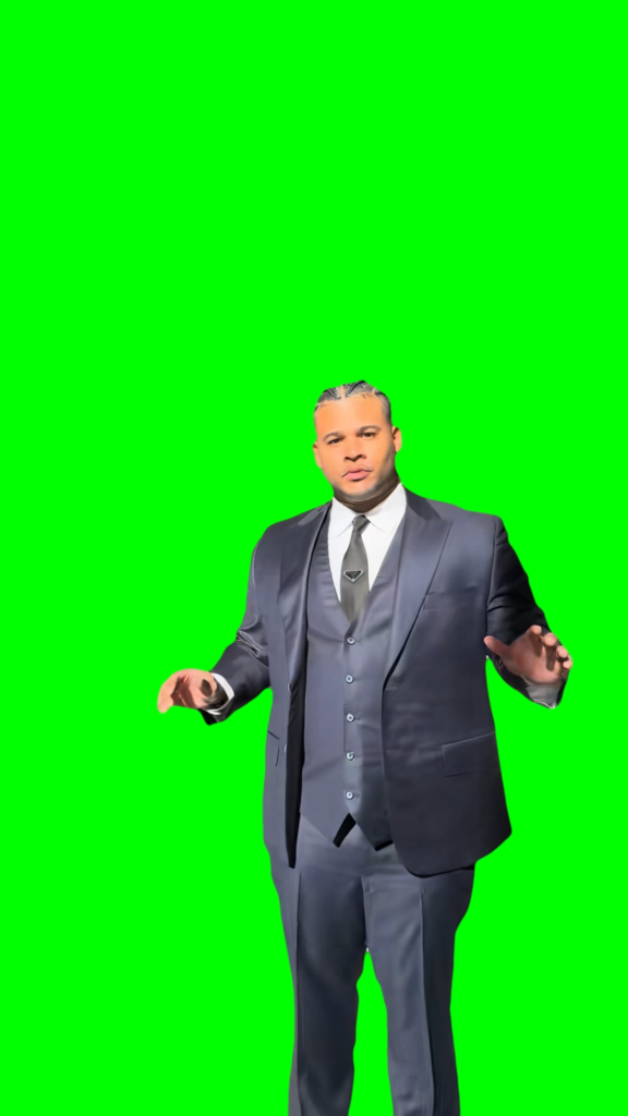 Fanum dancing free green screen meme