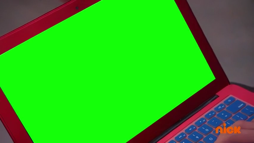 Henry Danger using a Laptop free green screen meme
